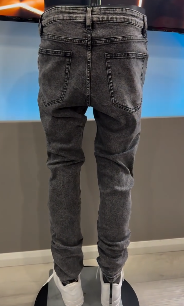 Men's Skinny Rhinestone Jeans