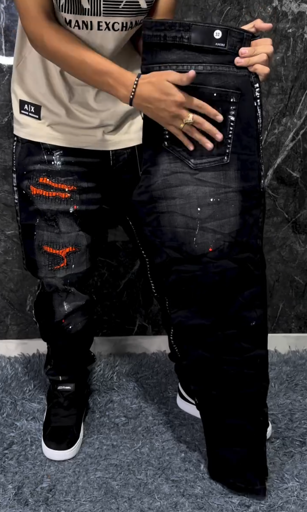 Men's Urban Trendy Distressed Jeans