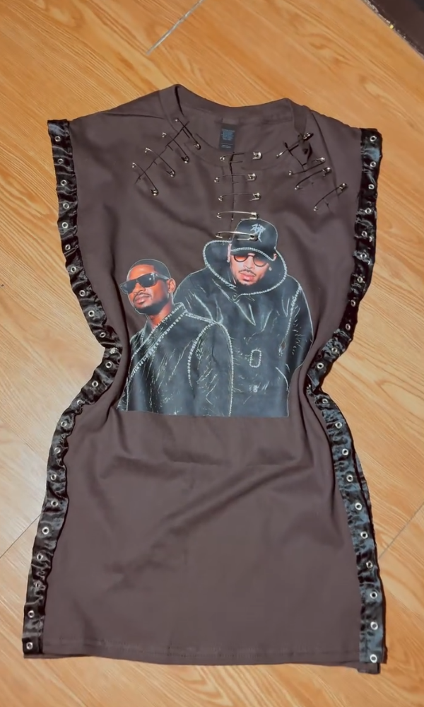 Trendy Paperclip R&B Dress