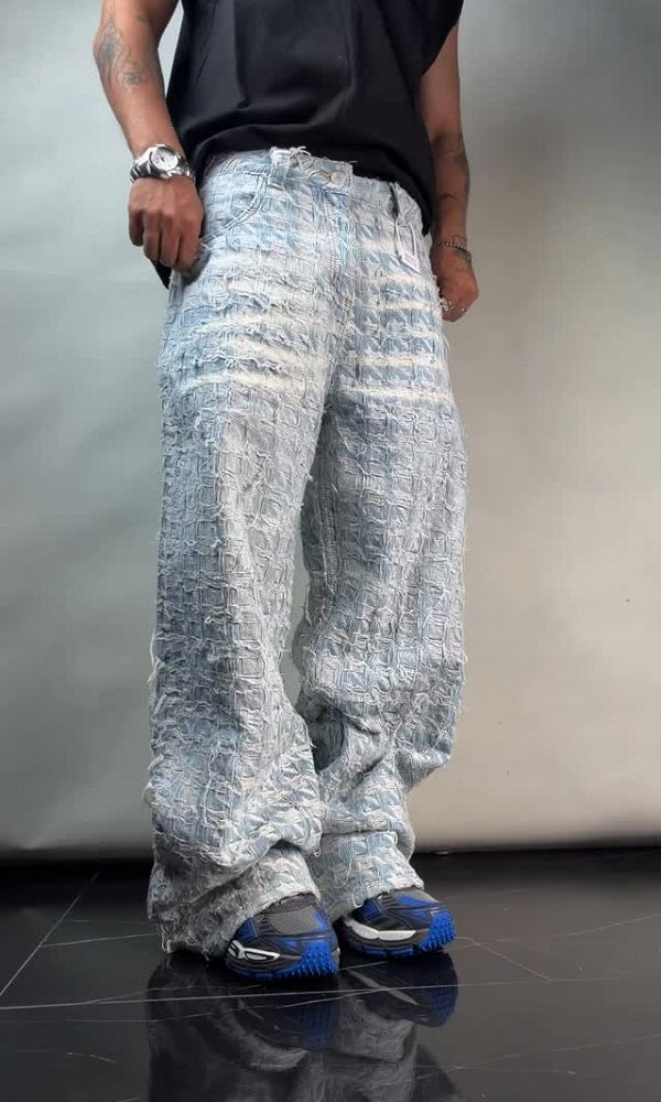 Men's Fashion Distressed Jeans