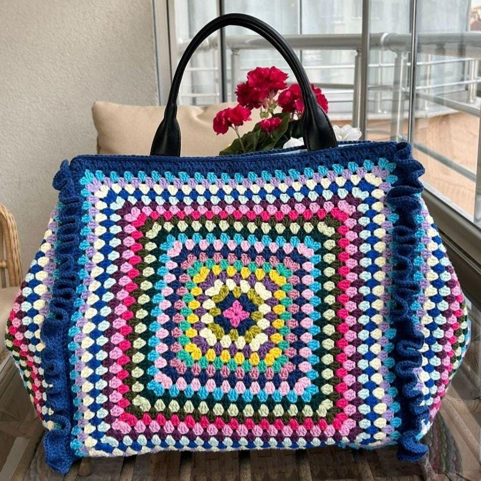 Bohemian Crochet Tote