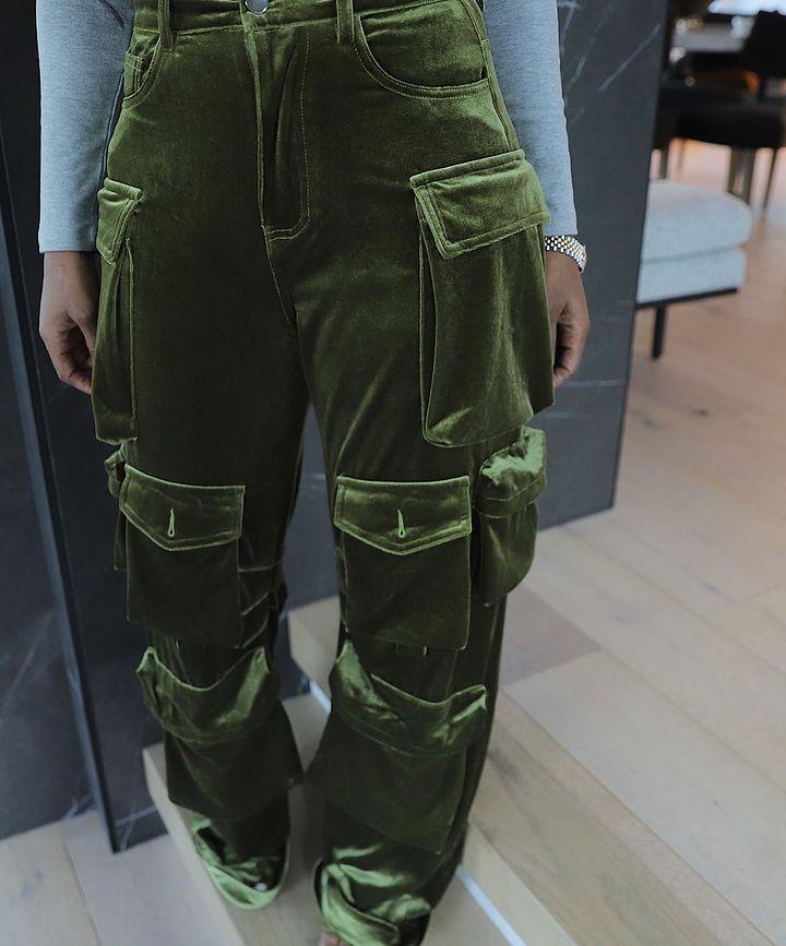 Velvet Cargo Pants