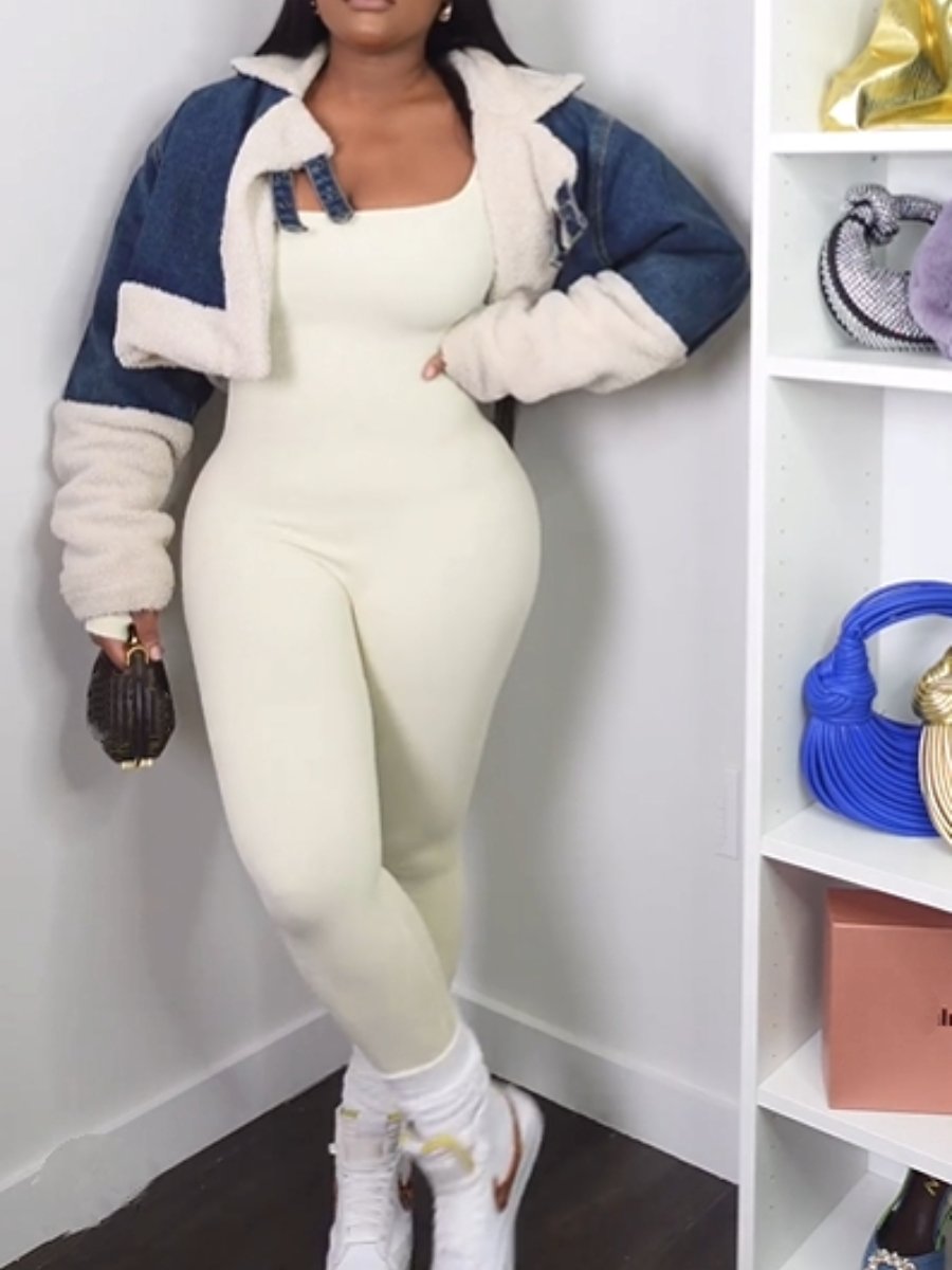 Cropped Denim Jacket