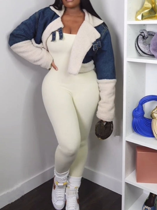 Cropped Denim Jacket