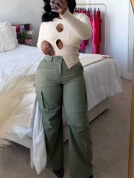 Ripped Split Sweater