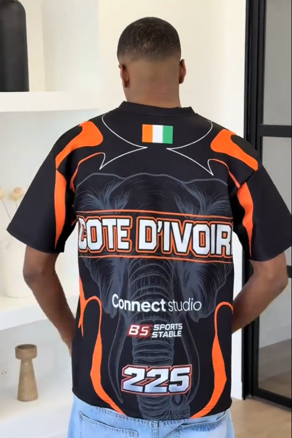 T-shirt "225 COTE D'IVOIRE"