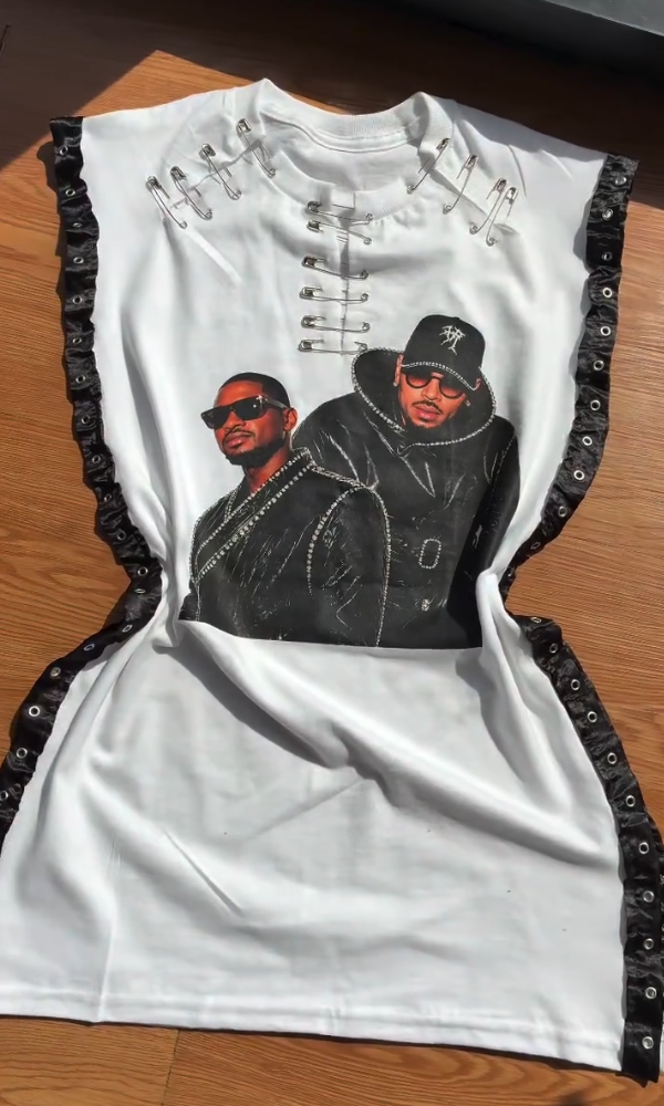 Trendy Paperclip R&B Dress