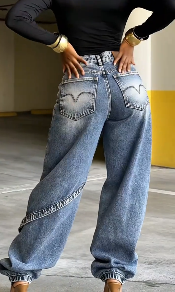 Women's Retro Loose-Fit Casual Jeans