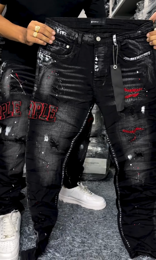 Men's Trendy Casual Distressed Urban Jeans