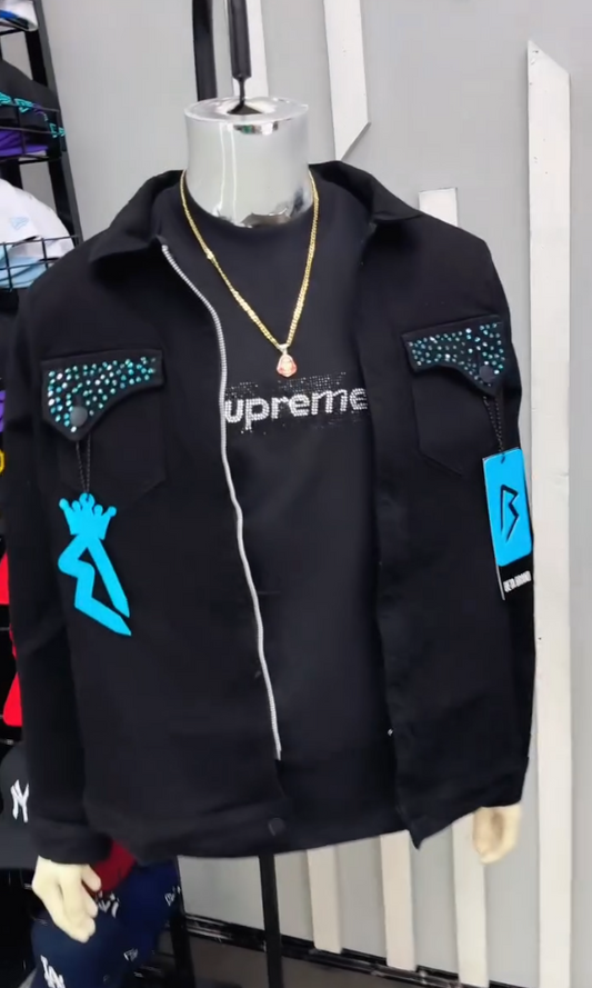 Blue Diamond Jacket & Trousers Set