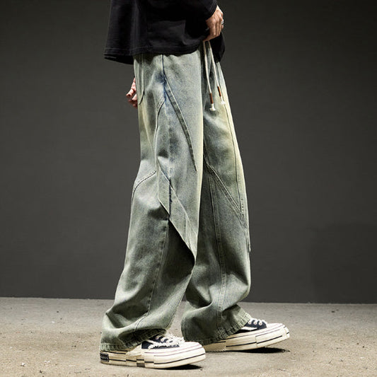 Men's Loose Cargo Jeans