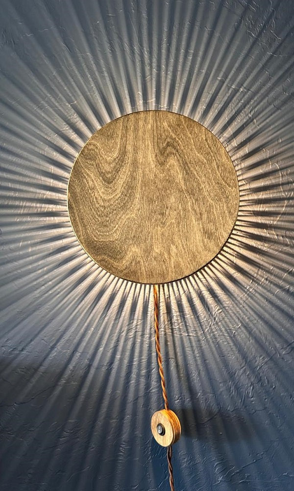 Wooden Wall Lamp