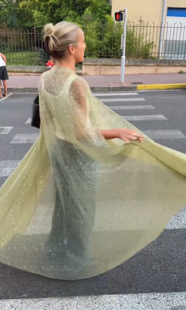 Party Sequin Casual Cape