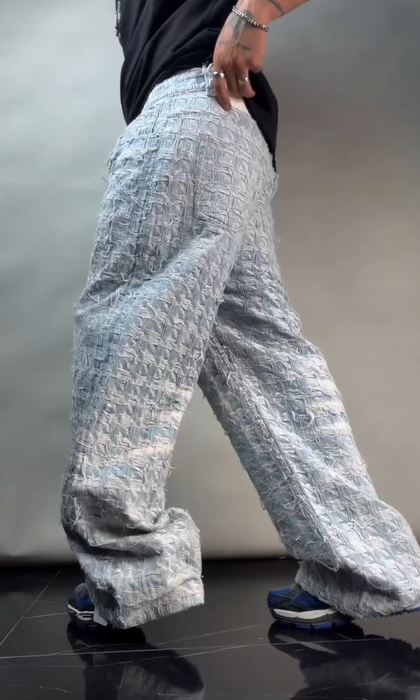 Men's Fashion Distressed Jeans