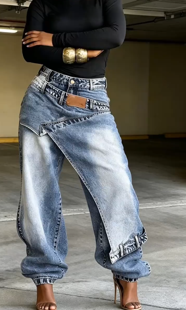 Women's Retro Loose-Fit Casual Jeans