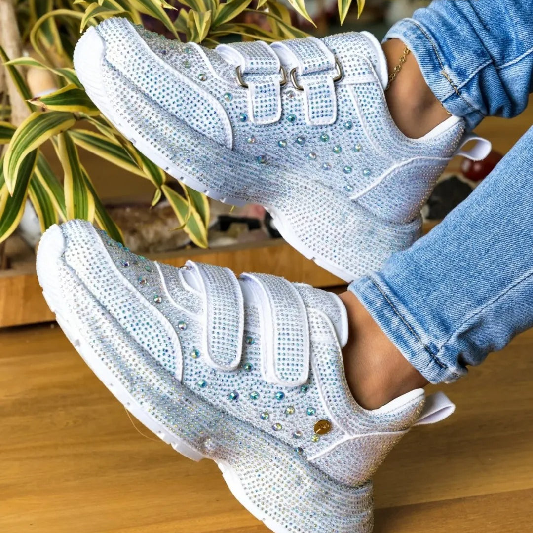 Women's Sparkling Rhinestone Tennis Shoes