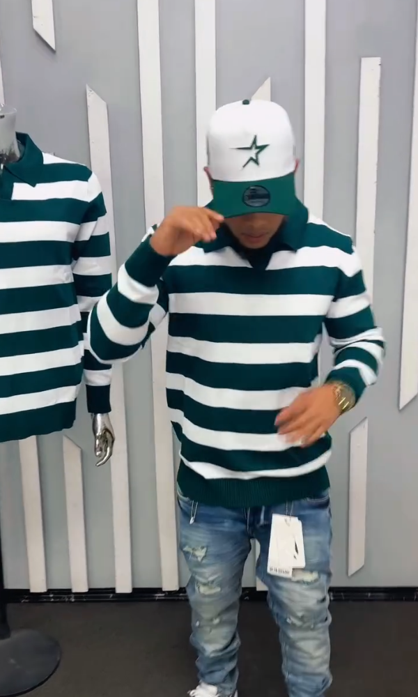 Men's Classic Striped Comfortable Sweater