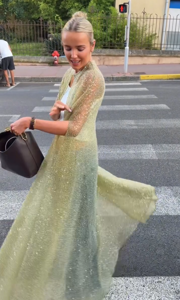 Party Sequin Casual Cape