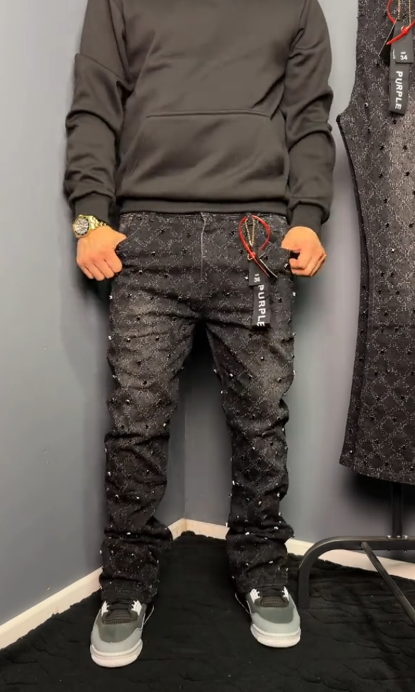 Men's Trendy Stretch Pearl Jeans