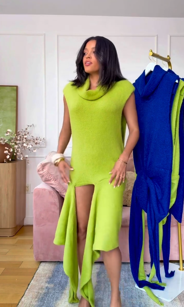Soft Knit Wrap Dress
