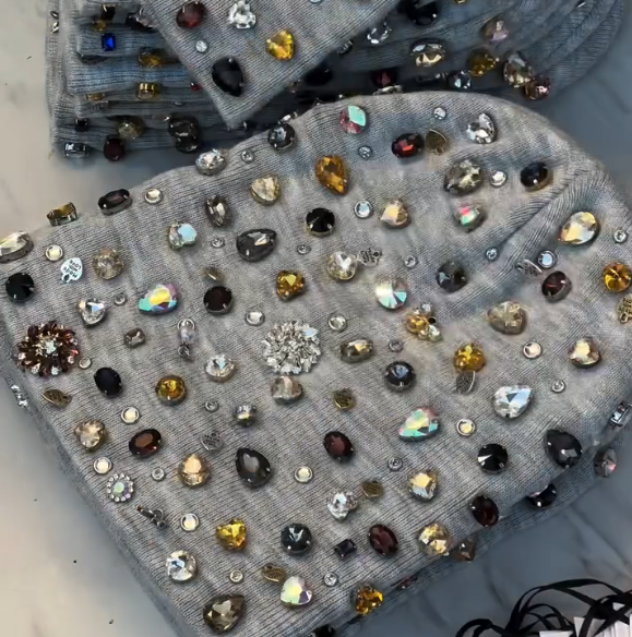 Knitted Diamond Casual Beanie