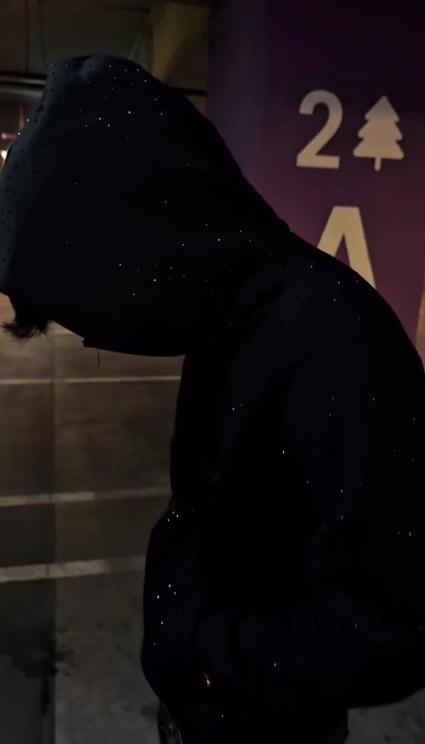 Couple Embroidered Sparkling Zipper Hoodies