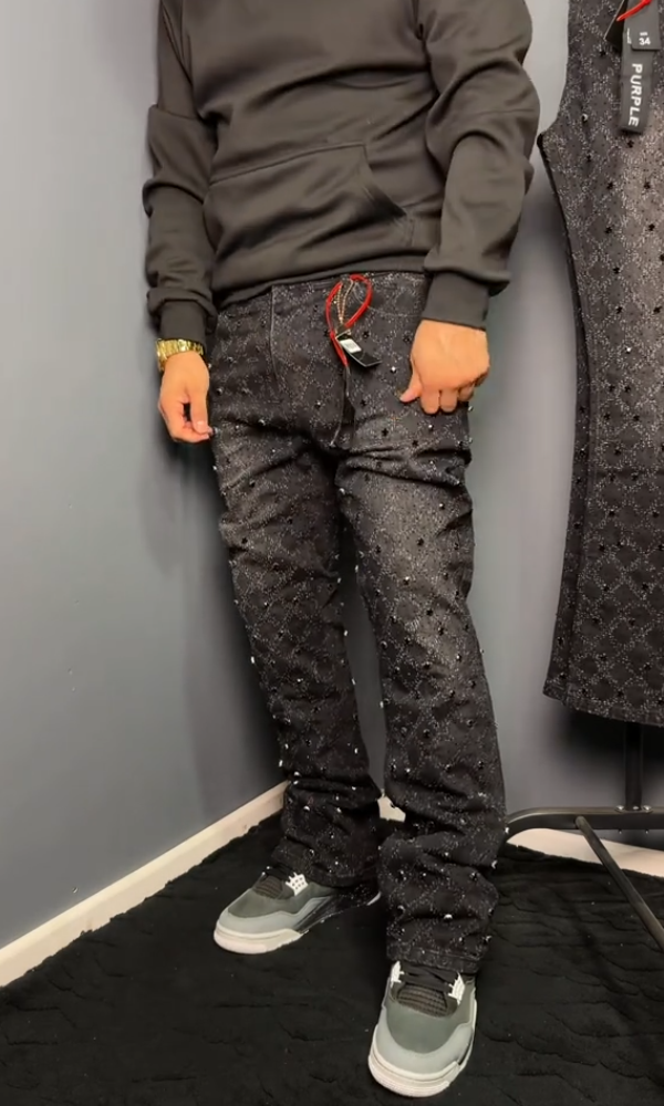 Men's Trendy Stretch Pearl Jeans