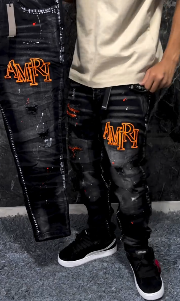 Men's Urban Trendy Distressed Jeans