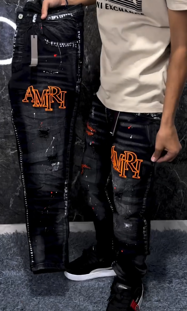 Men's Urban Trendy Distressed Jeans