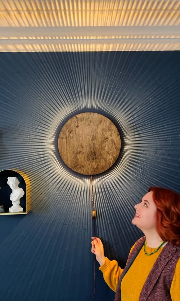 Wooden Wall Lamp