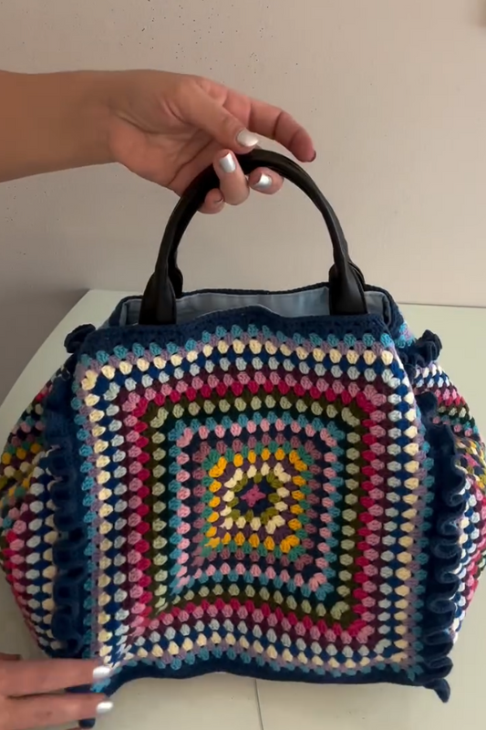 Bohemian Crochet Tote