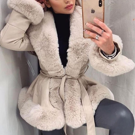 Women's Winter Casual Fur Coat
