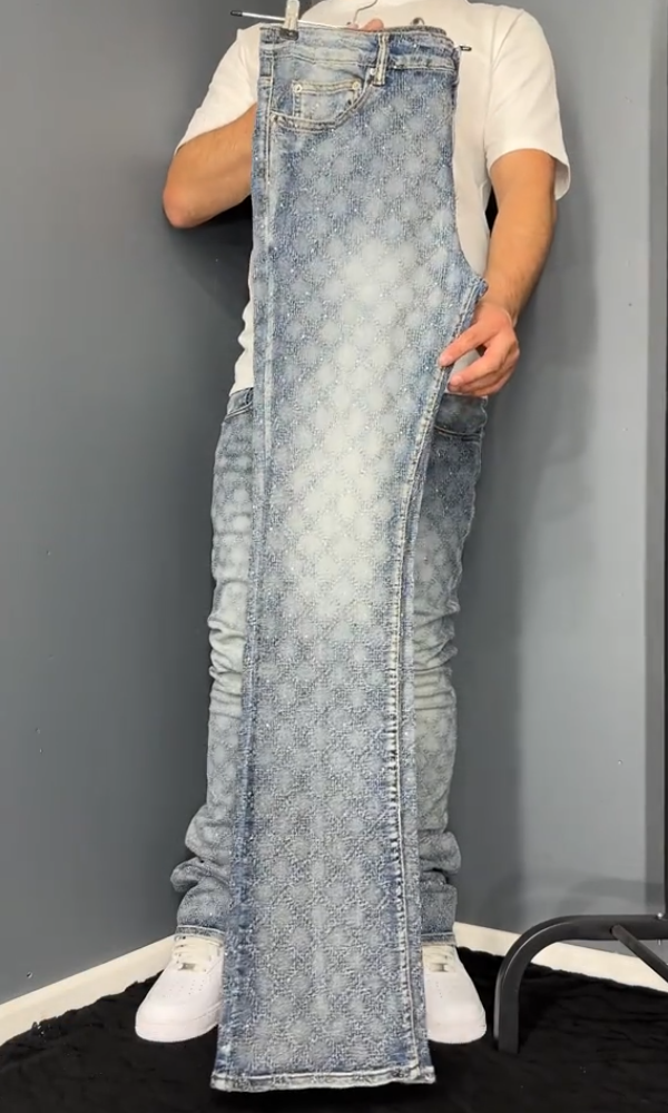 Men's Trendy Stretch Pearl Jeans