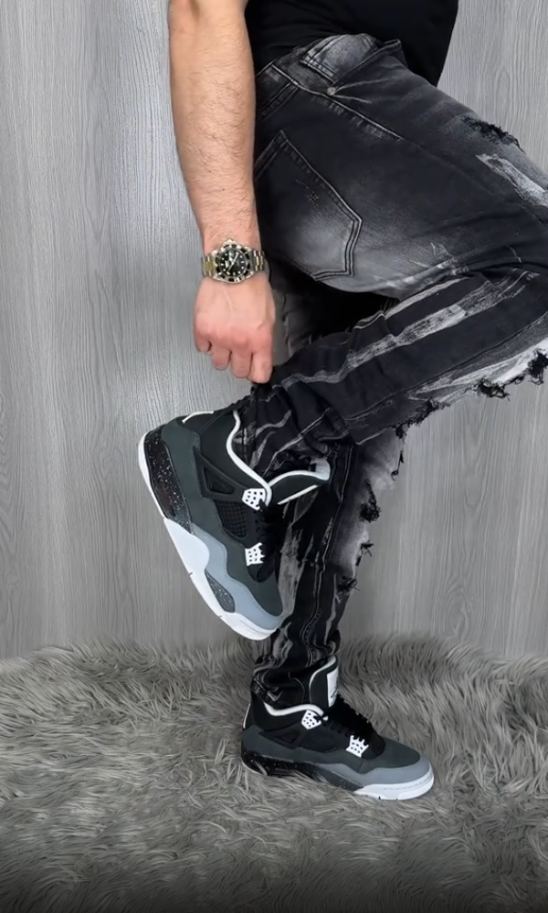 Men's Vintage Distressed Casual Jeans