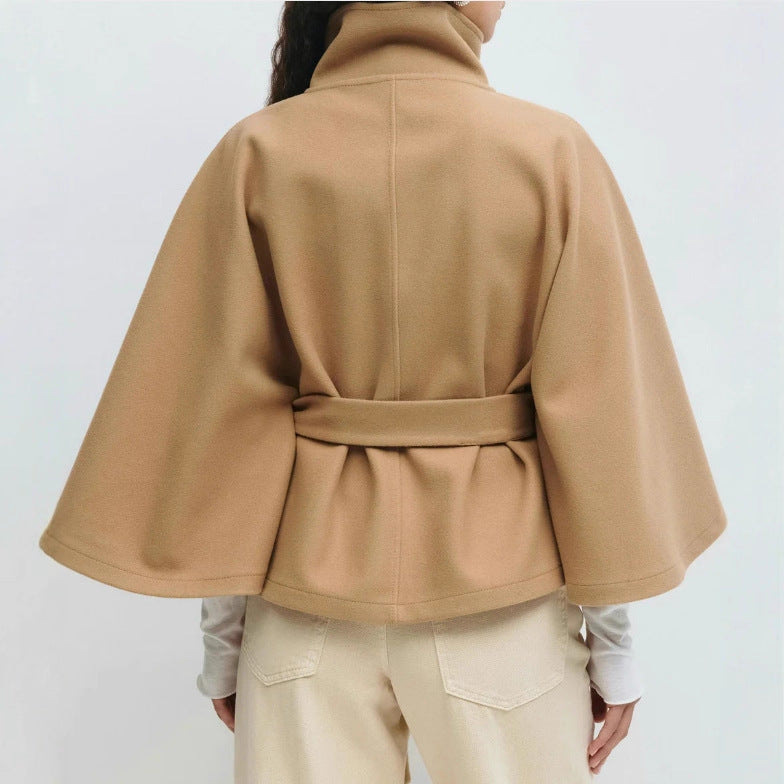 Women's Collar Cape Coat