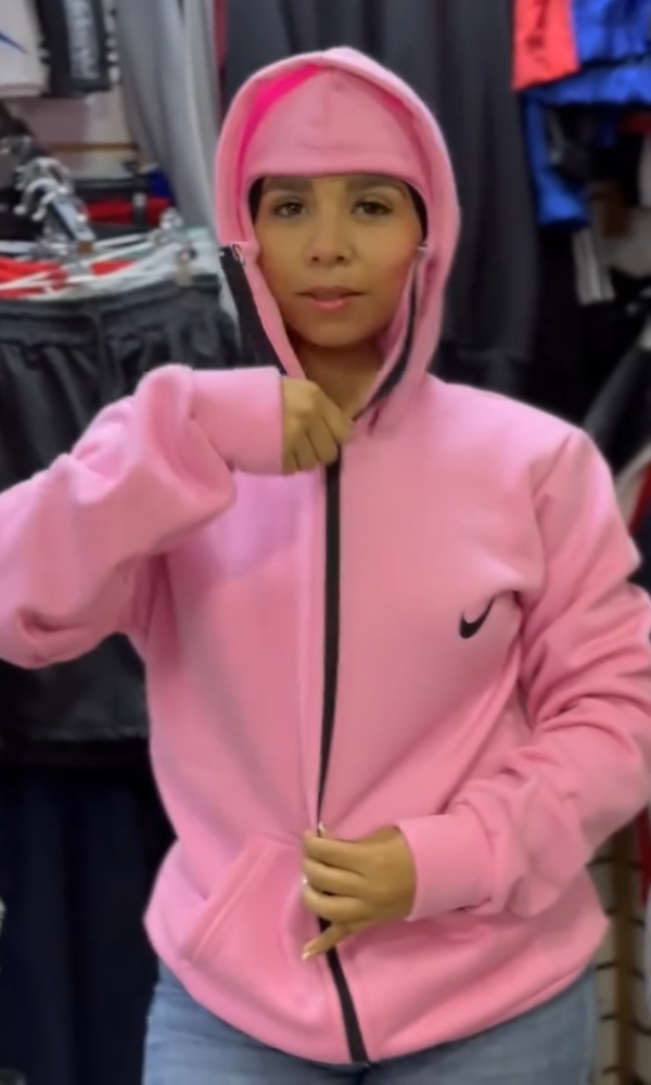 Women's Pullover Zip-up Fleece Hoodie