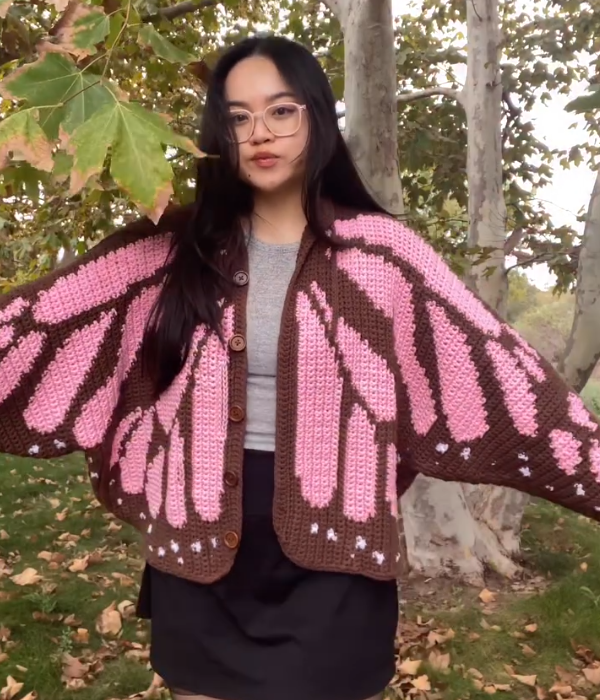 Crochet Butterfly Cardigan/Sweater