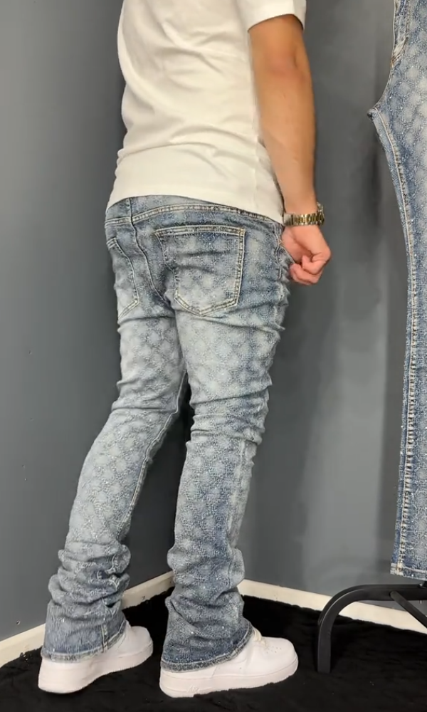 Men's Trendy Stretch Pearl Jeans