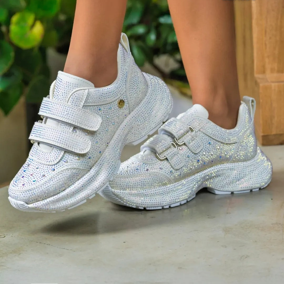 Women's Sparkling Rhinestone Tennis Shoes