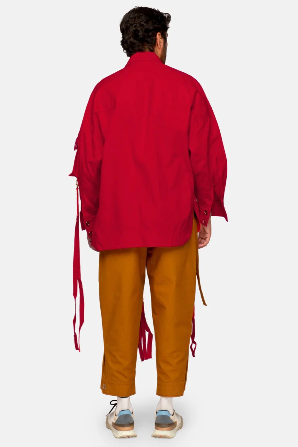 Fringed Pocket Denim Shirt