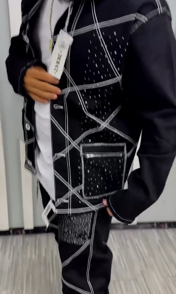 Men's Diamond Jacket & Trousers Set