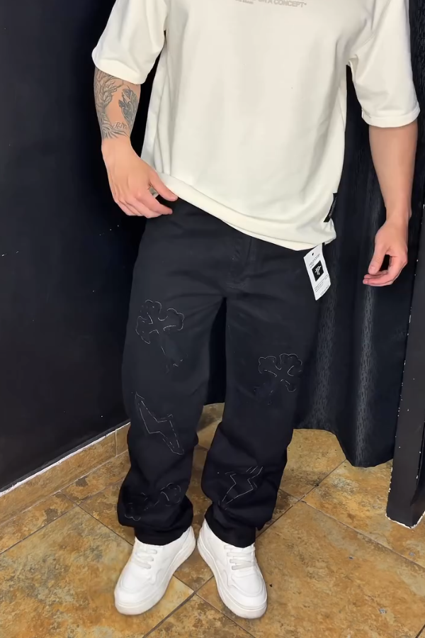 Retro Casual Baggy Jeans
