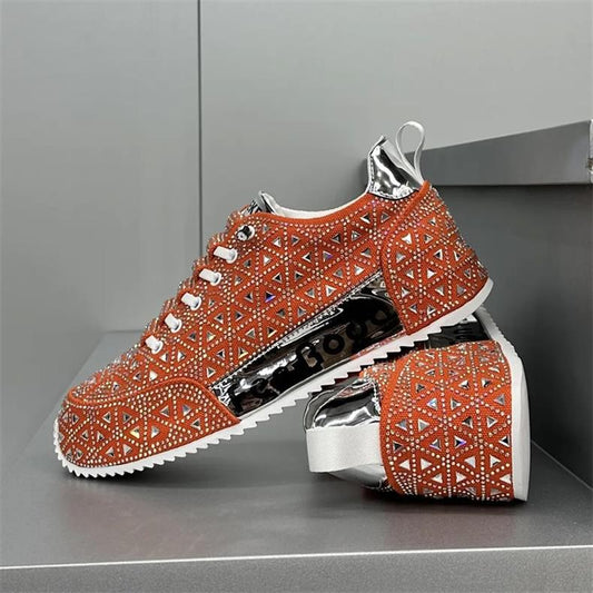 Couple's Rhinestone Soft Casual Shoes