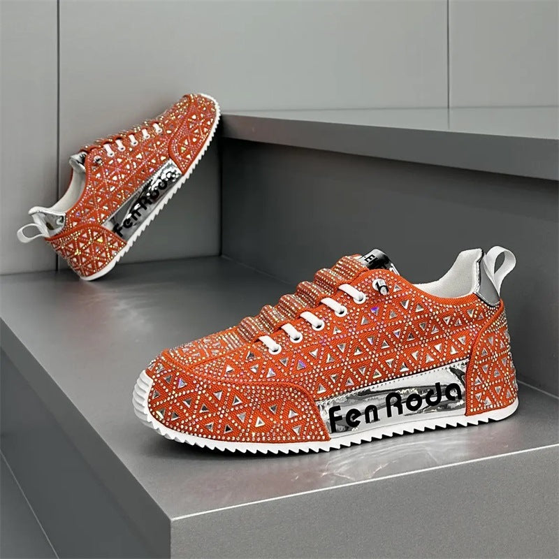 Couple's Rhinestone Soft Casual Shoes
