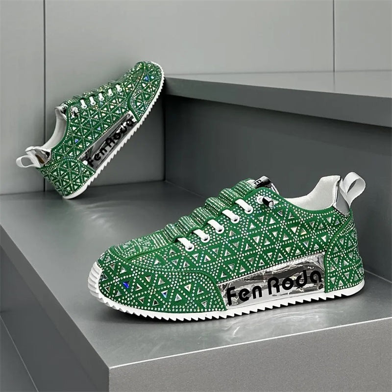 Couple's Rhinestone Soft Casual Shoes