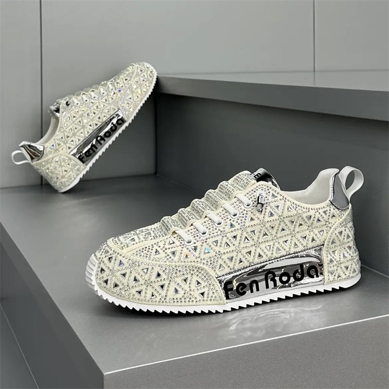 Couple's Rhinestone Soft Casual Shoes