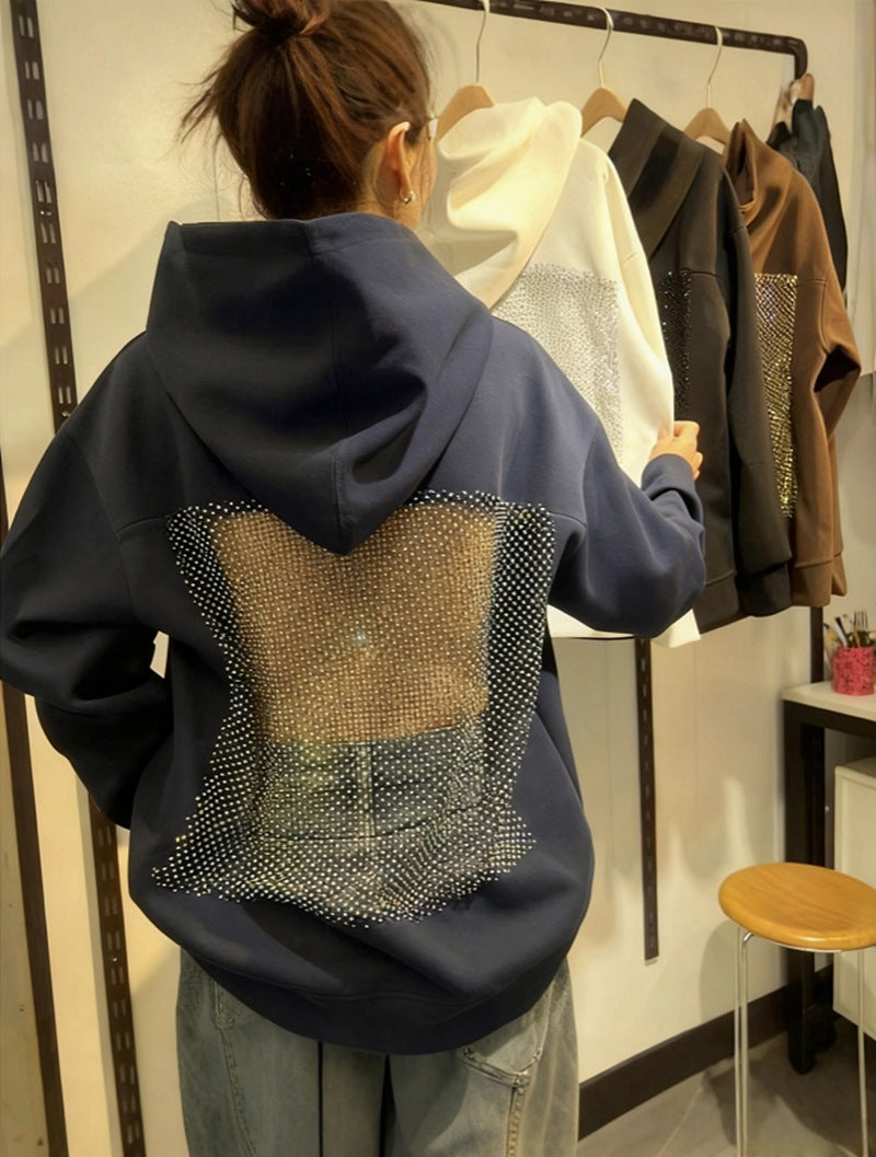 Versatile Backless Mesh Hoodie