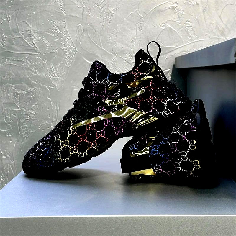 Trendy Rhinestone Casual Shoes